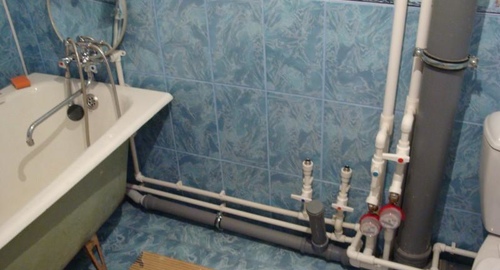 Замена разводки в ванне. Усолье-Сибирское